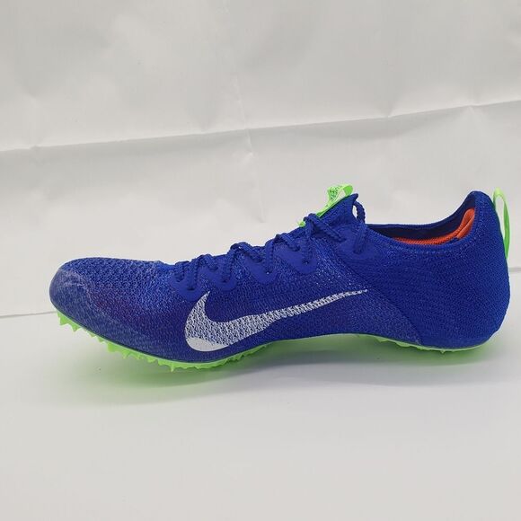 Nike Men's Zoom Superfly Elite 2 Track & Field Sprinting Spikes Blue CD4382-400 - Picture 2 of 15